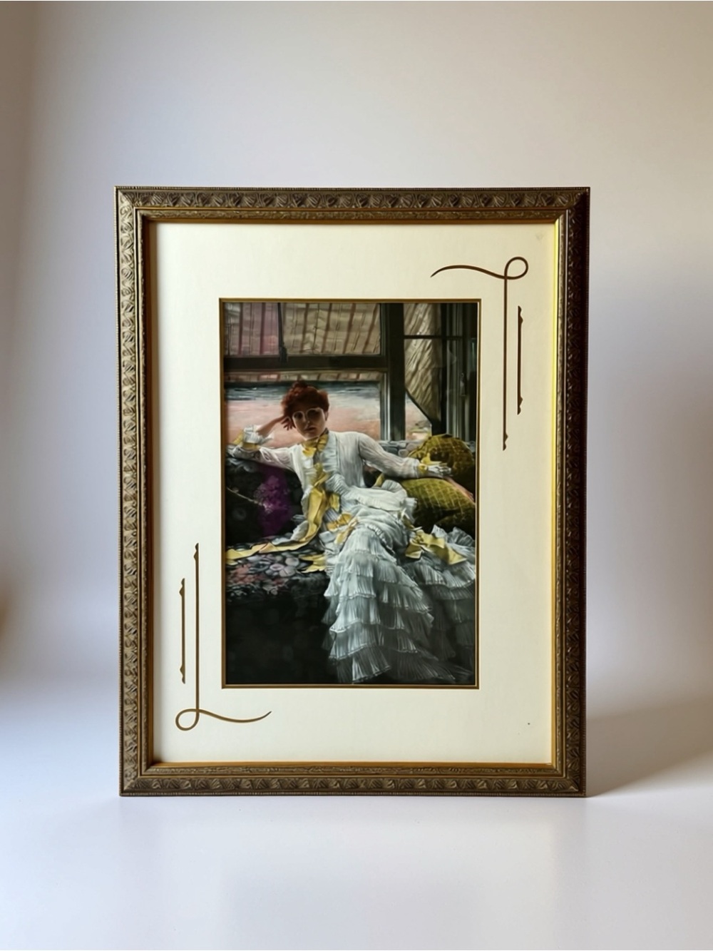 Huge Framed Art Print - "Seaside" by James Tissot (33" x 45")